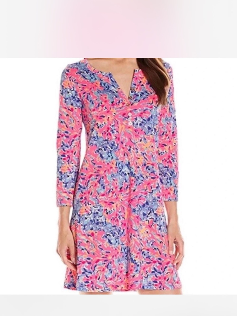 EUC Lilly Pulitzer Banyan T-Shirt Dress